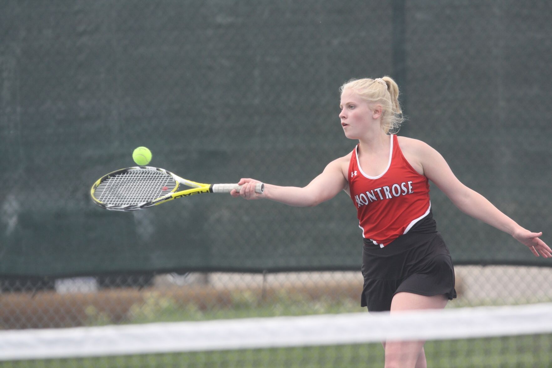 Montrose Katy Story girls tennis v Fruita